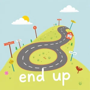 理解短语动词End Up的含义与用法