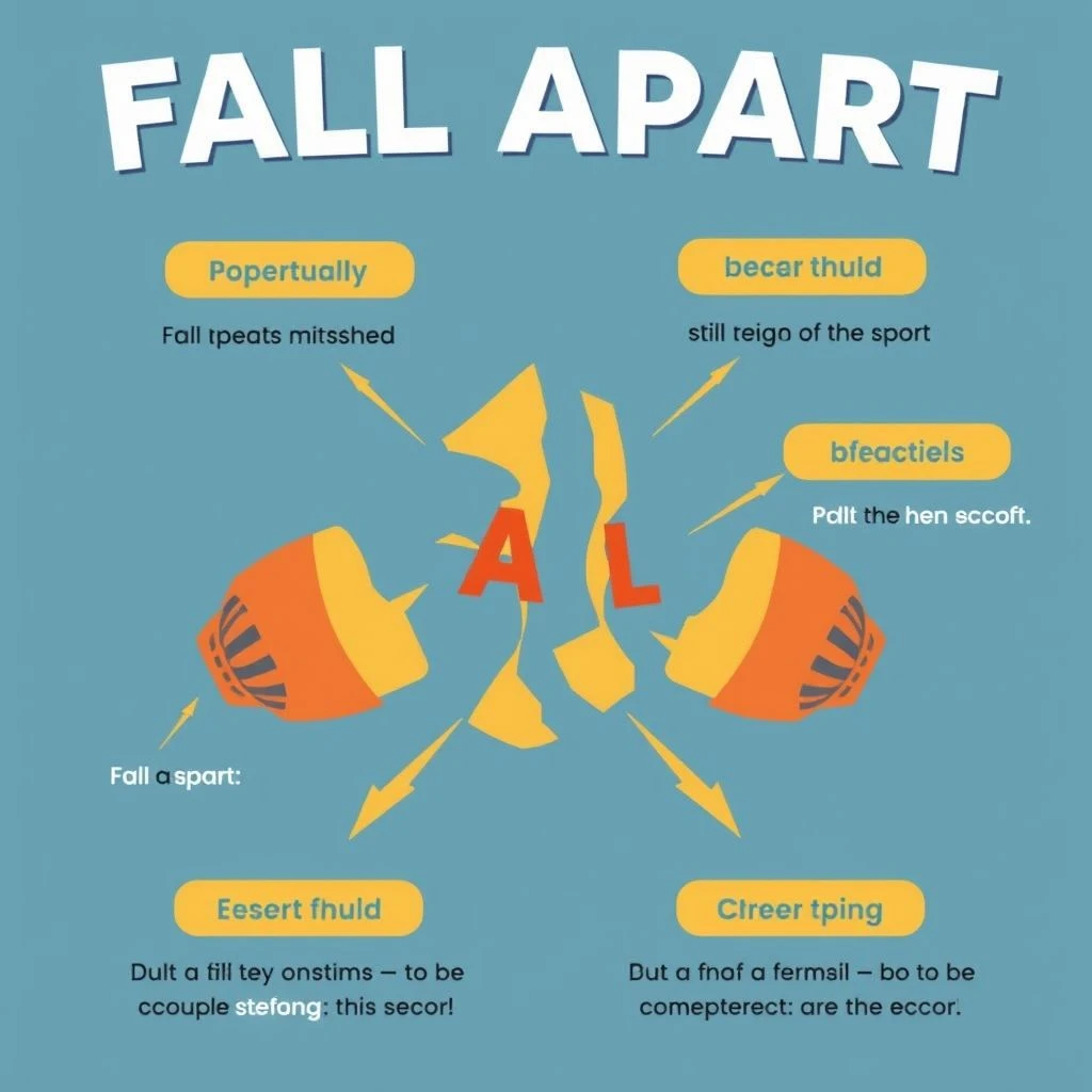 Pelajari Phrasal Verb Fall Apart Secara Mendalam