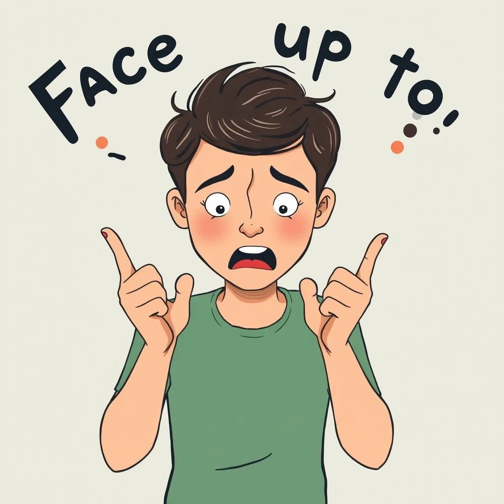 理解短语动词如何Face up to面对英语中的挑战