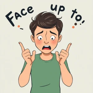 理解短语动词如何Face up to面对英语中的挑战