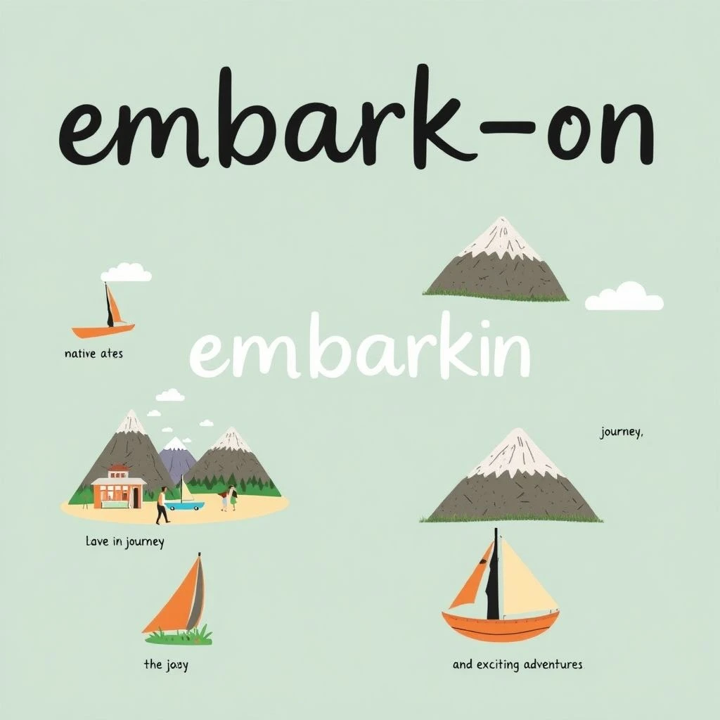 Embark on フレーズ動詞を理解する方法