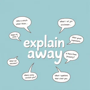 Verständnis des Phrasal Verb Explain Away und seine Nutzung