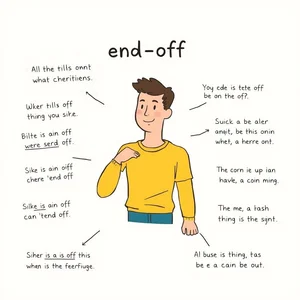 เข้าใจคำกริยาพื้นที่ End Off เพื่อการใช้ที่มีประสิทธิภาพ