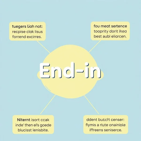 ภาพแทนคำกริยาวลี 'End in'