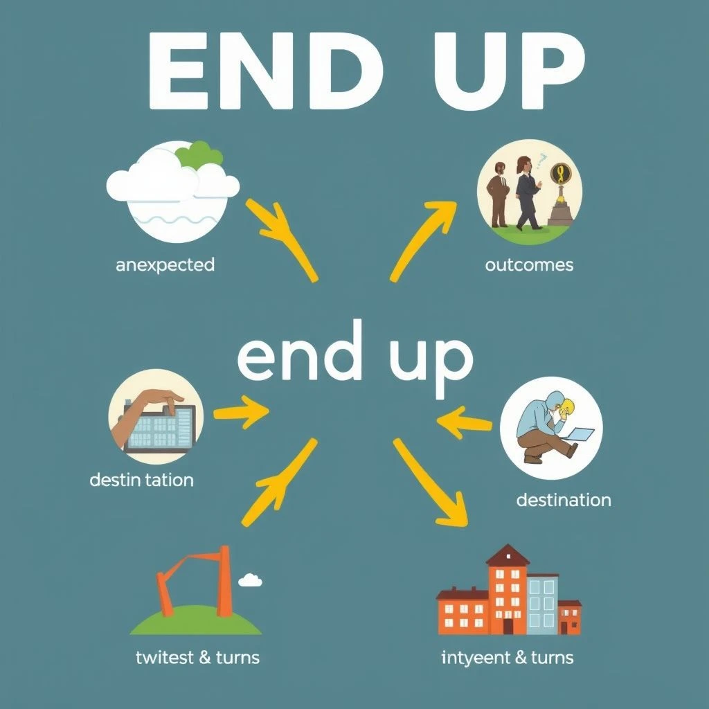 구동사 "End Up"의 의미와 사용법 이해하기