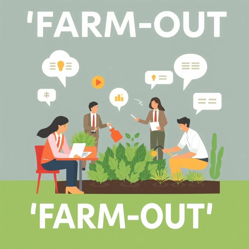 Comprendre le verbe Farm out : Signification et Utilisation