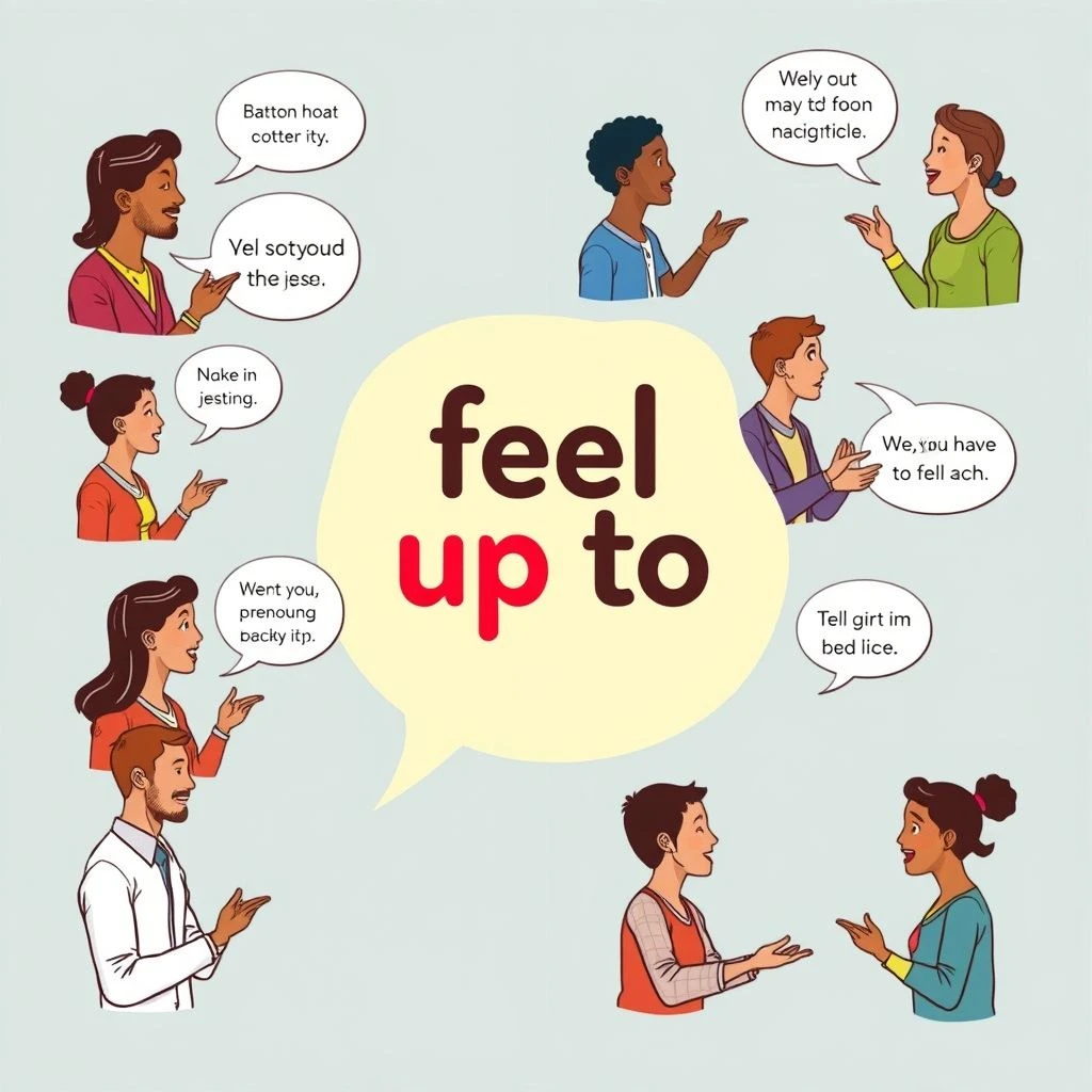 Découvrez Feel Up To : Signification et Utilisation du Verbe Anglais