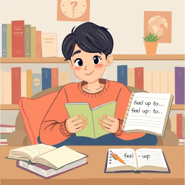 英語学習者のための句動詞「feel up to」の理解