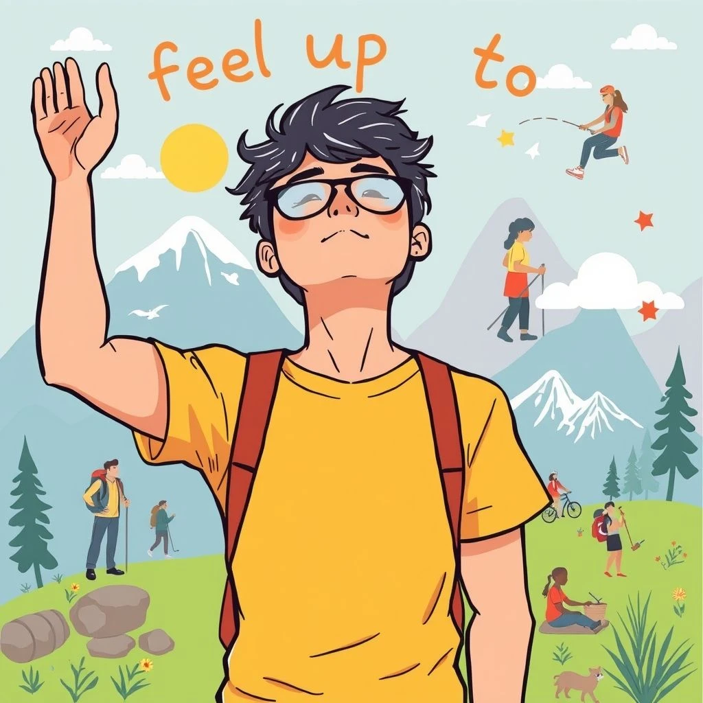 영어 구동사 Feel up to 이해하기와 사용법