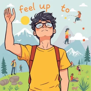 영어 구동사 Feel up to 이해하기와 사용법