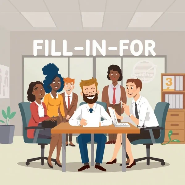 구동사 Fill in for 이해하기
