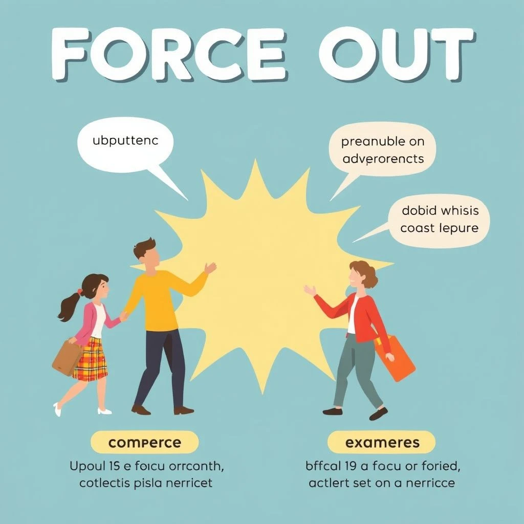Mastering English Phrasal Verb: Force Out Explained