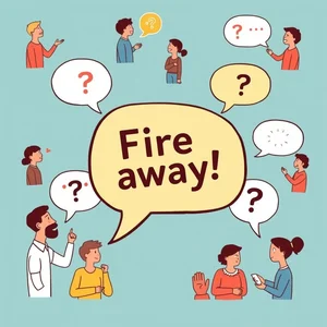 英語の句動詞を理解する Fire away