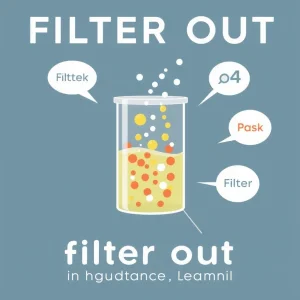 Filter Out: Klare Erklärungen zur Bedeutung und Verwendung für Englischlernende