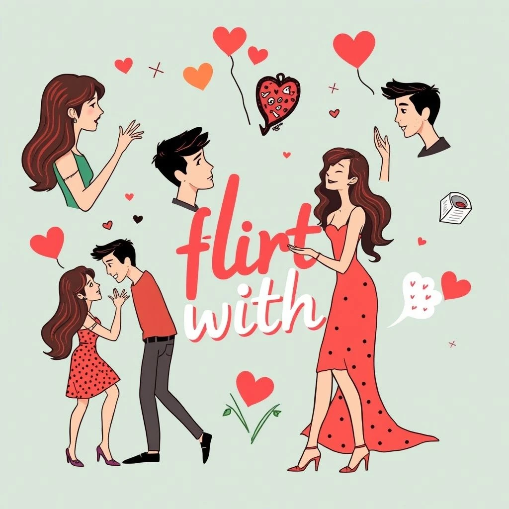 Flirt with: Bedeutungen, Verwendung und Beispiele für alle Gelegenheiten