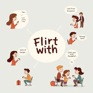 Flirt withの意味と使い方を徹底解説
