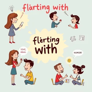 Flirt with의 의미와 사용법 알아보기
