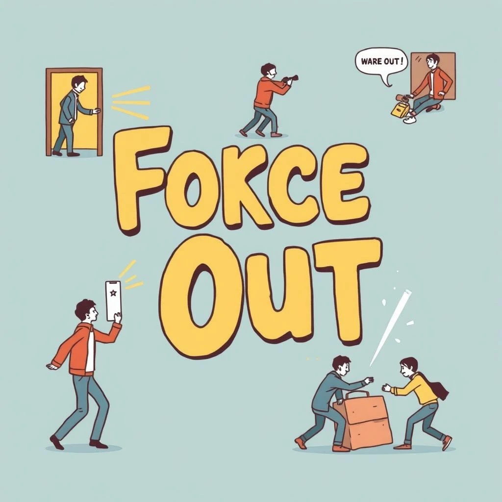 英語の句動詞Force Outを理解しよう