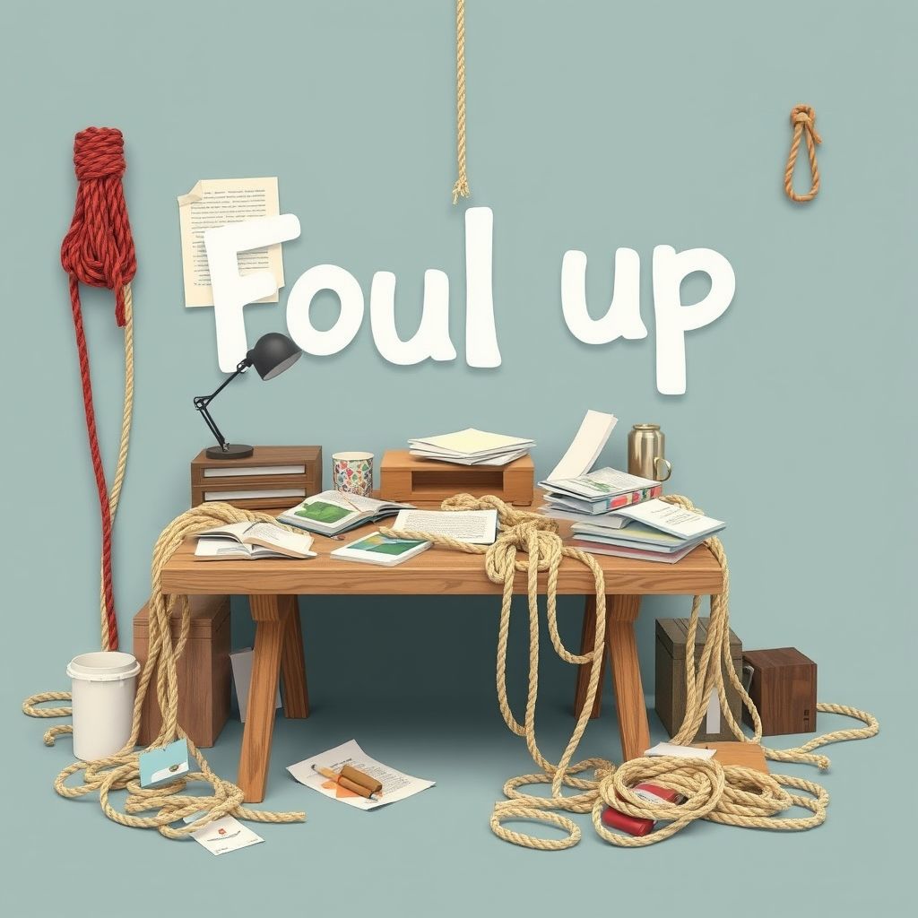 フレーズ動詞Foul upの理解と使い方を徹底ガイド