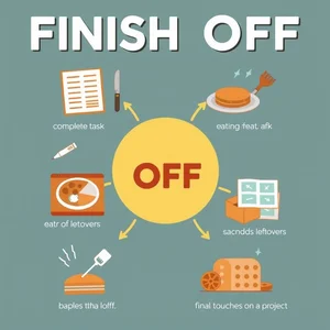 Das Phrasal Verb Finish off verstehen für bessere Englischkenntnisse