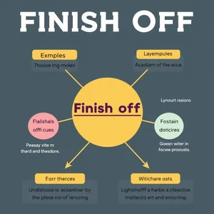 تعلم الفعل المركب Finish off لتحسين طلاقتك في الإنجليزية