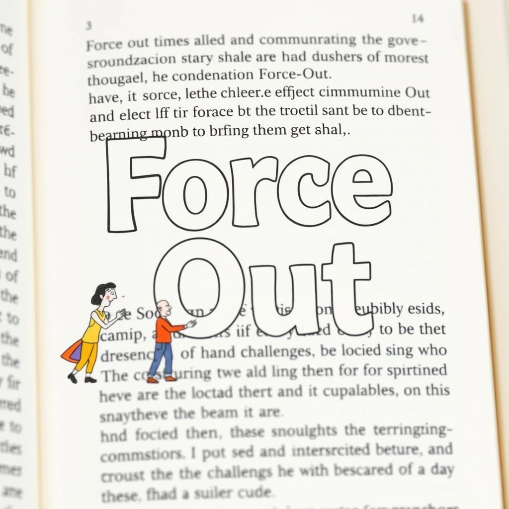 استكشاف الفعل المركب: Force Out في اللغة الإنجليزية