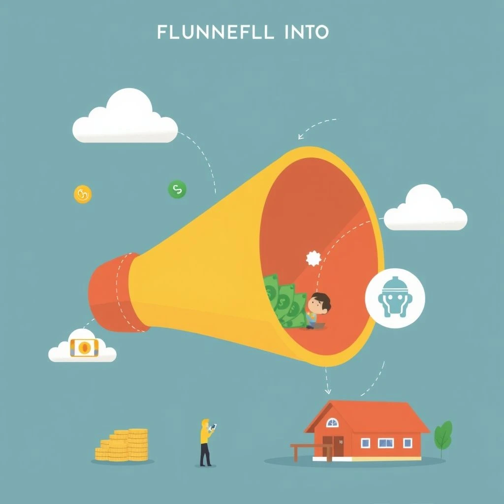 Funnel into : Compréhension du Verbe Phrasal et Exemples