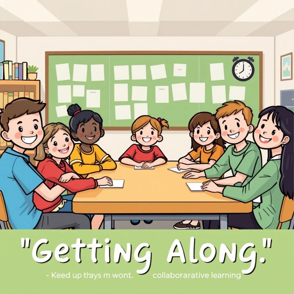 فهم الفعل التراكمي Get along واستخداماته في اللغة الإنجليزية