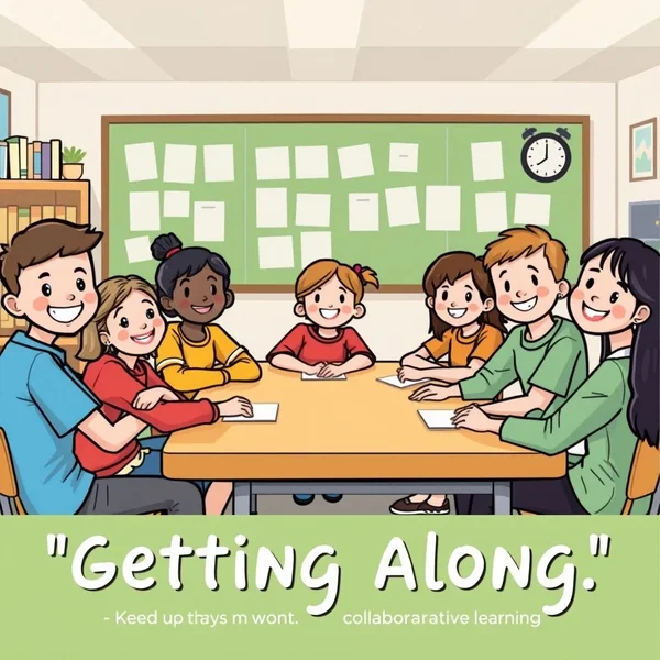 طلاب يوضحون كيفية Get along في الفصل