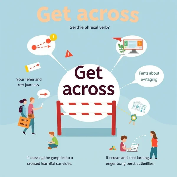 Het gebruik van het frazale werkwoord Get across in Engelse communicatie
