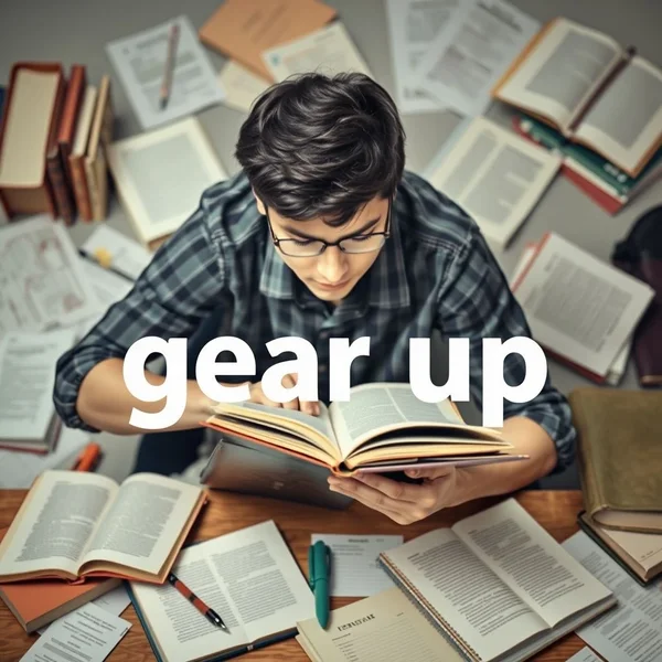 Using the phrasal verb Gear up in English sentences
