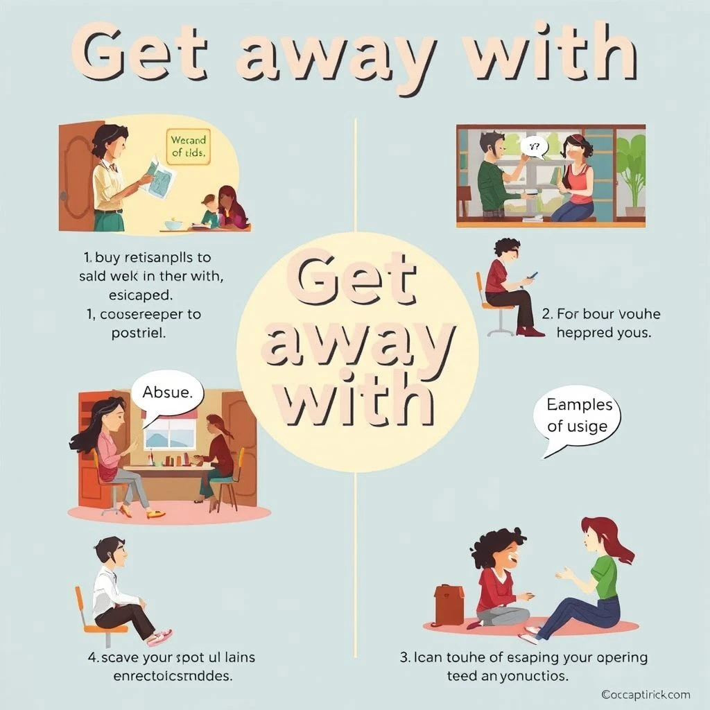 Get away with: Begrip van het Frazale Werkwoord en Gebruik