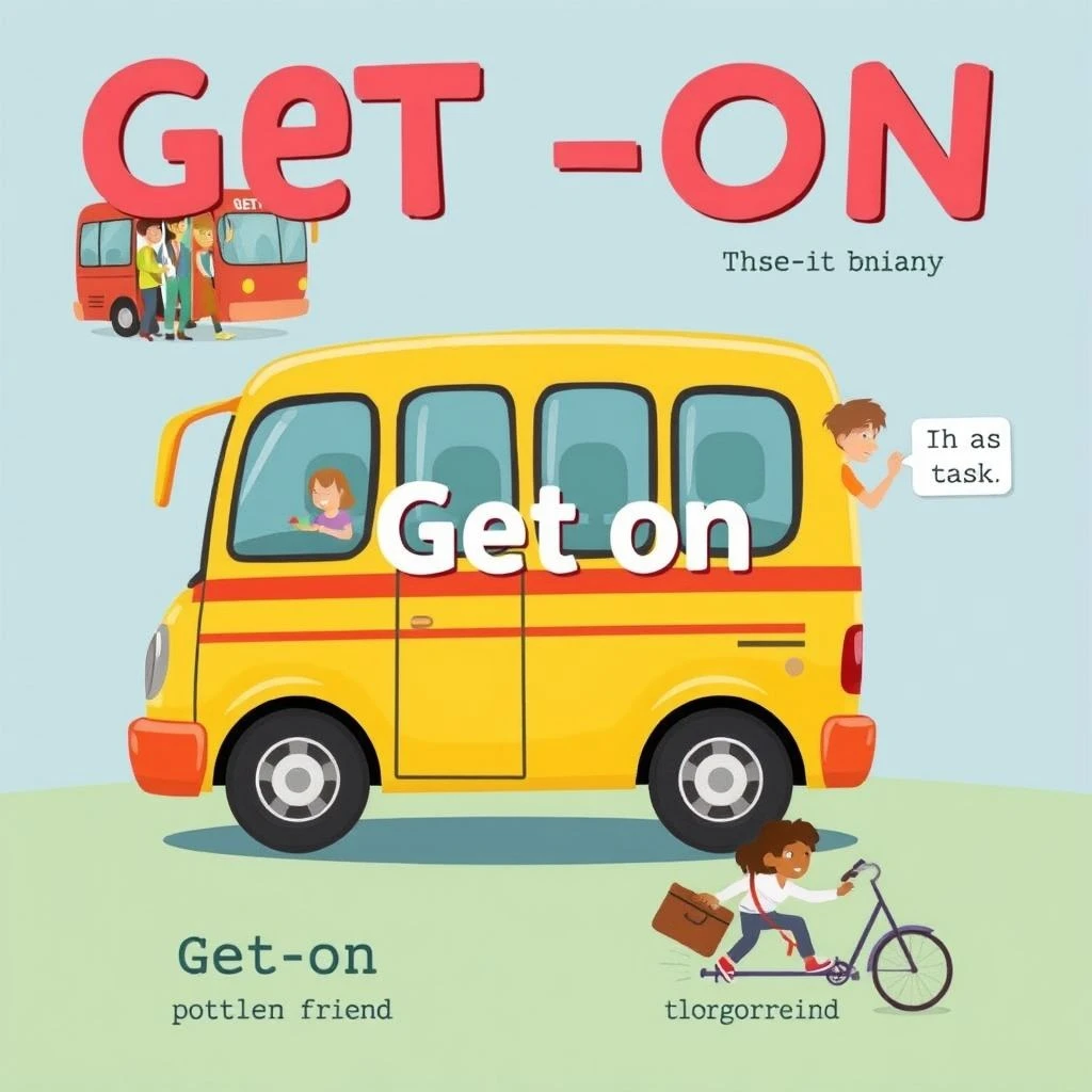 Get on : Comprendre le verbe à particule en anglais