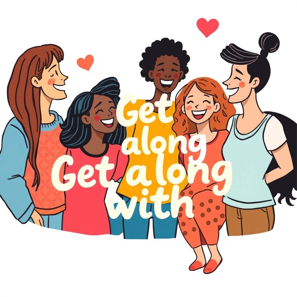 Get along with: Comprendere il verbo frasale in inglese