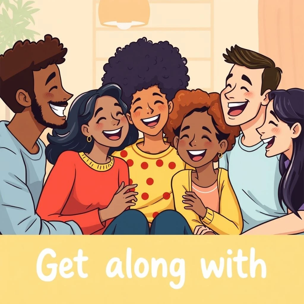 Get along with: Meistere das Phrasal Verb im Englischen