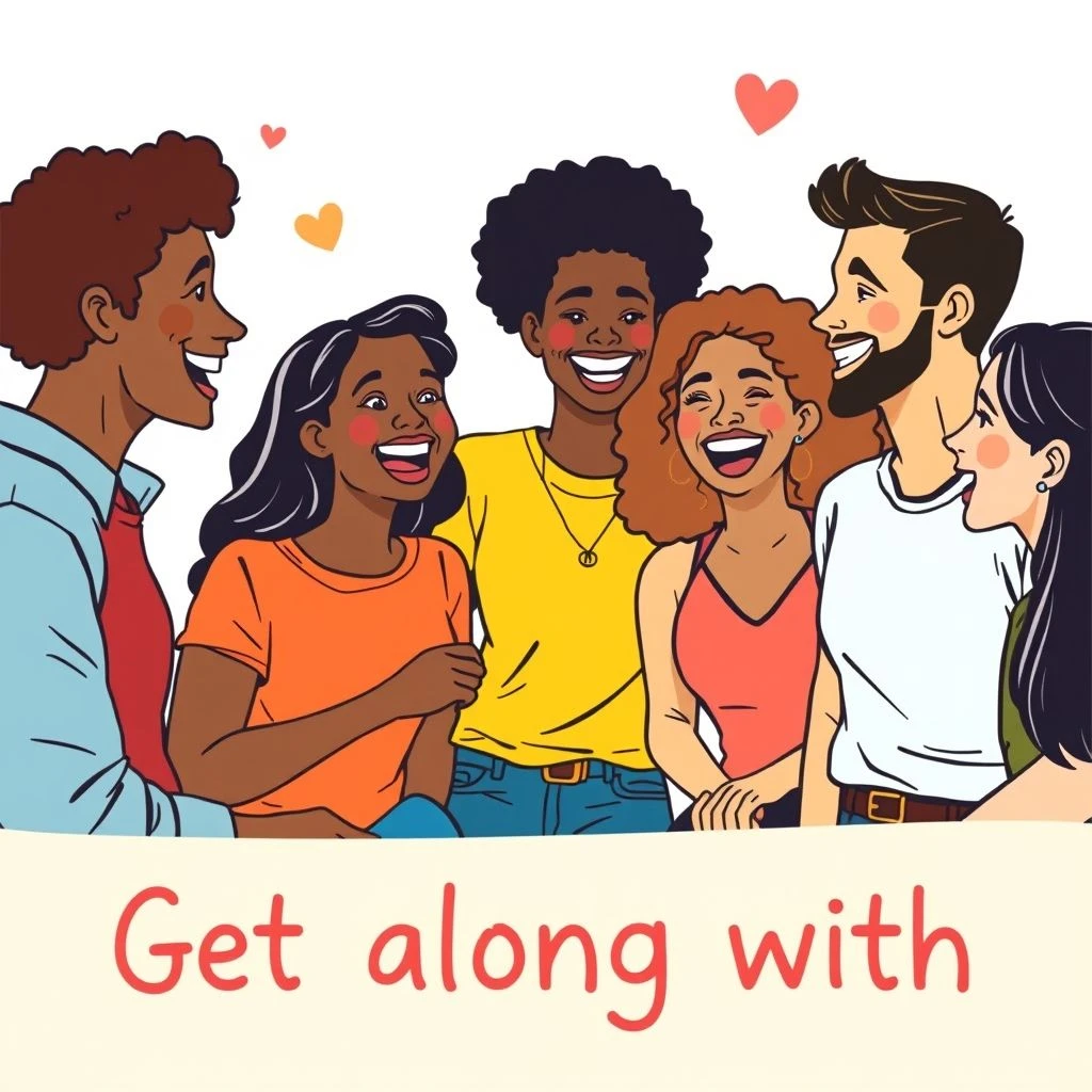 Get along with: 구동사 이해하기와 활용법