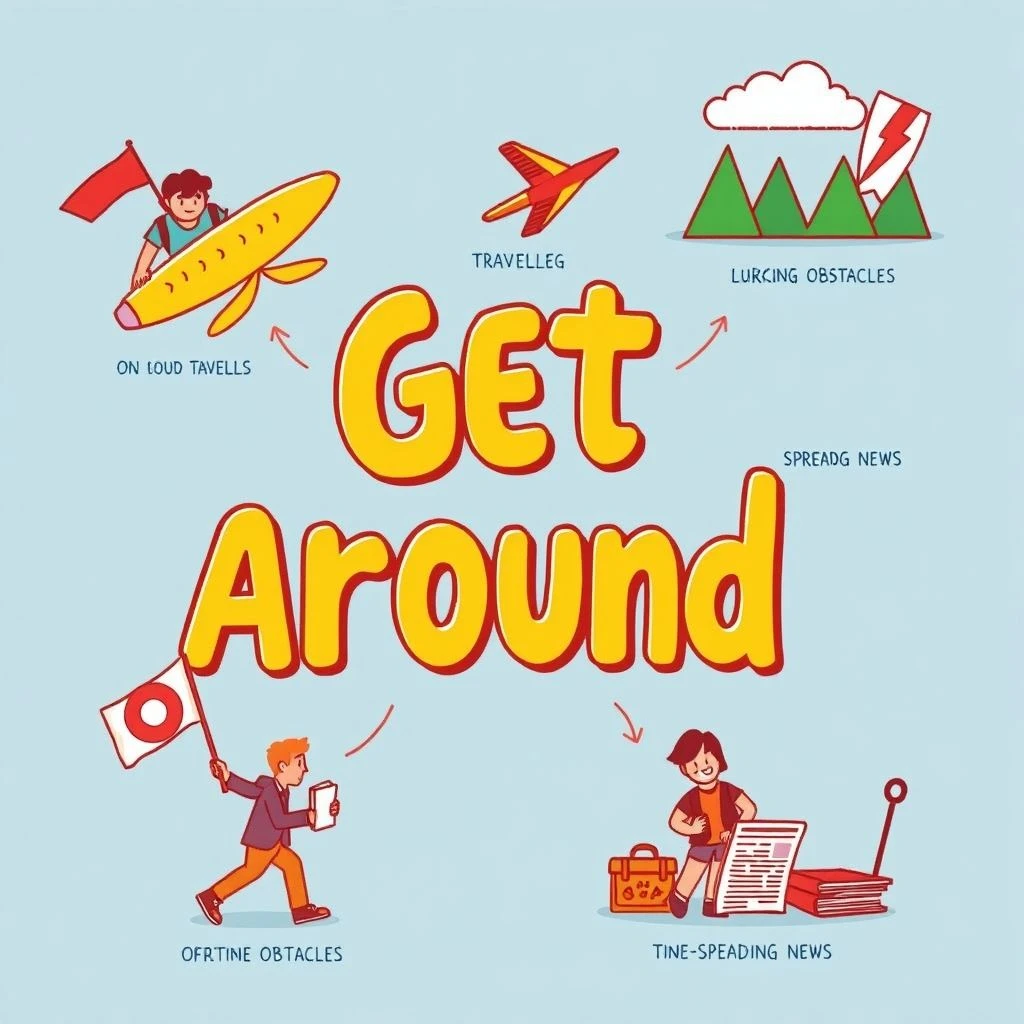 Get around การเข้าใจคำกริยาผสมในภาษาอังกฤษ
