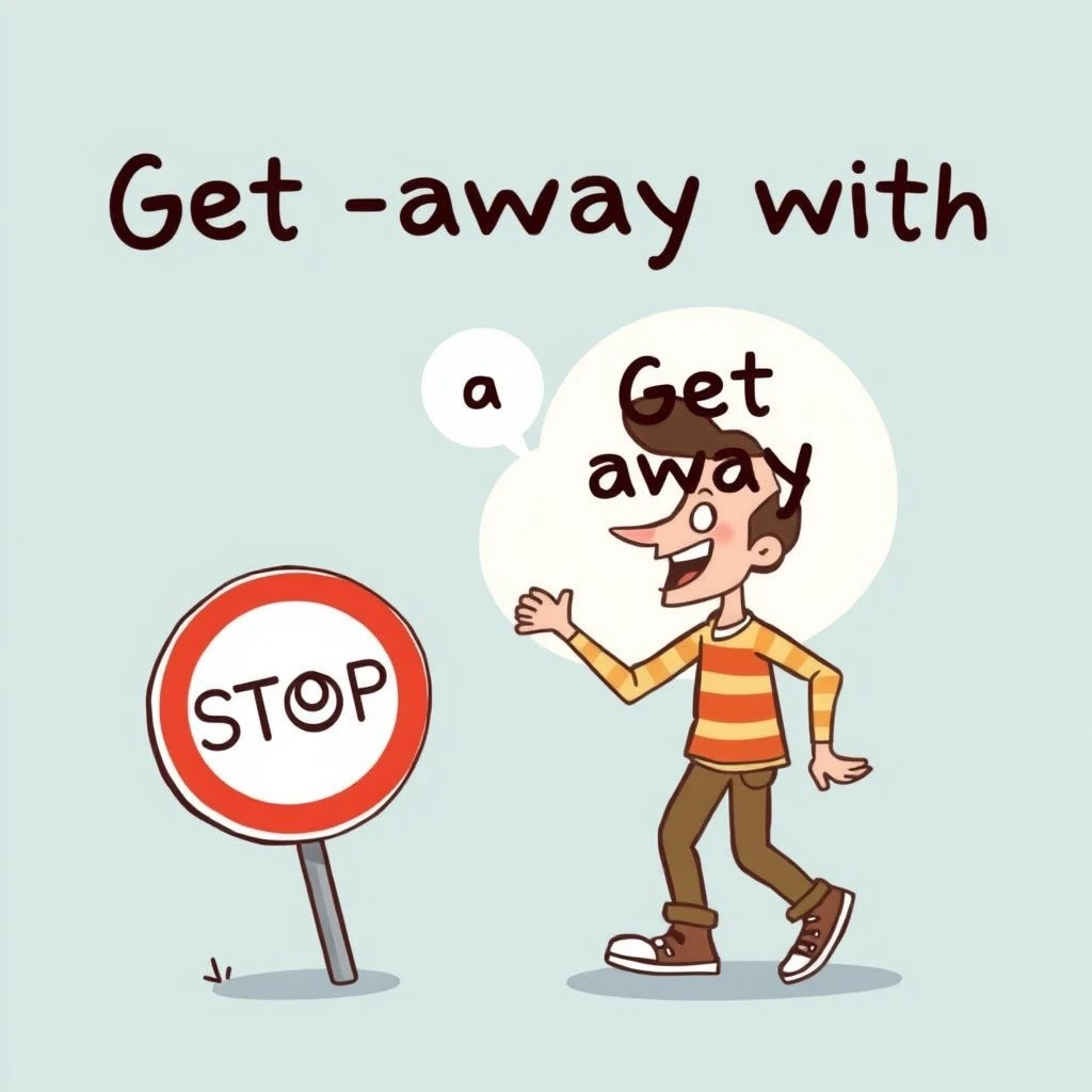 Get away withフレーズ動詞の理解と活用法
