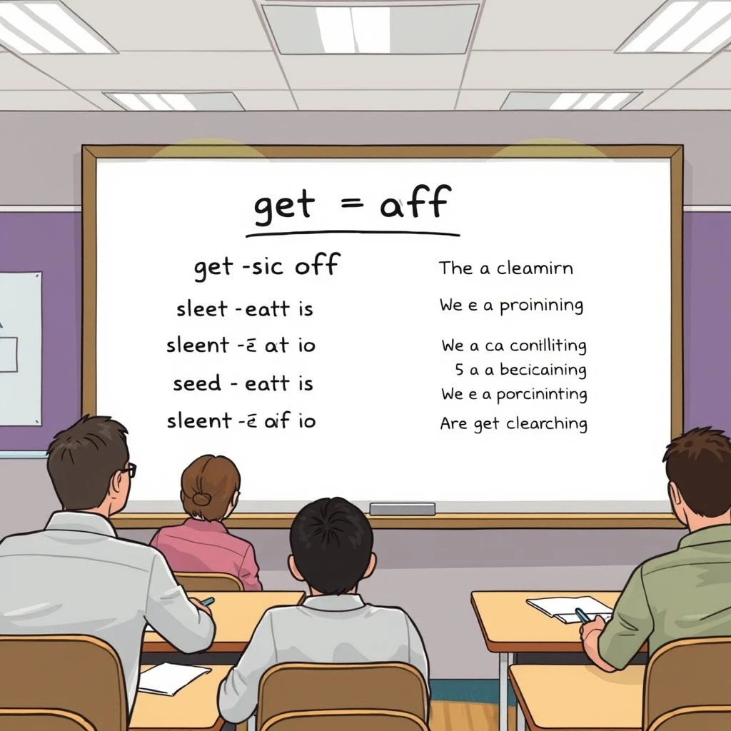 Get off: Memahami Kata Kerja Phrasal dan Penggunaannya