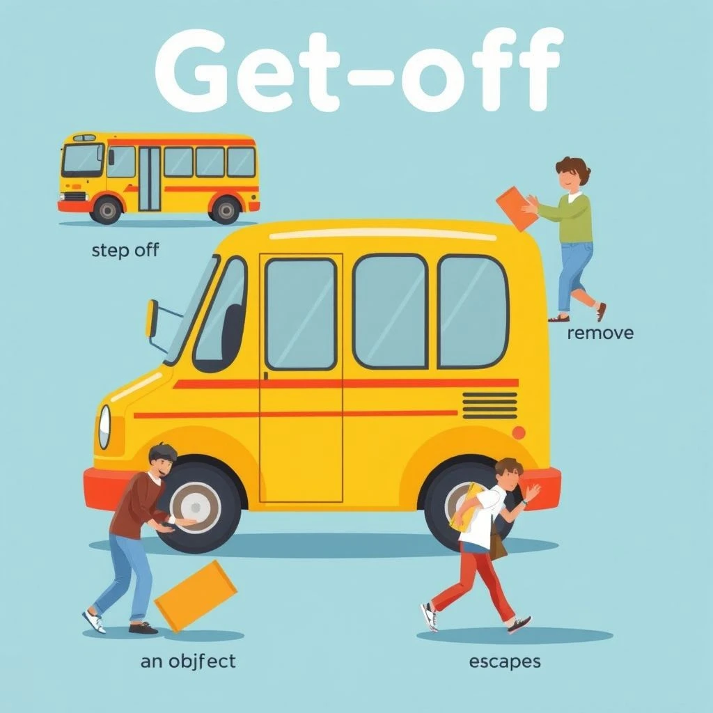 Get off verstehen: Bedeutungen und Verwendung von Phrasal Verbs