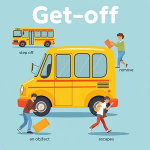 Get off verstehen: Bedeutungen und Verwendung von Phrasal Verbs