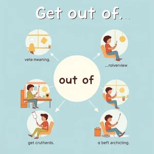 Get out of: Bedeutungen und Verwendung des Phrasal Verbs