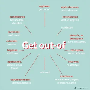 Get out of : Comprendre le verbe à particule et ses usages