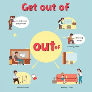 Get out of 理解短语动词及其多种用法