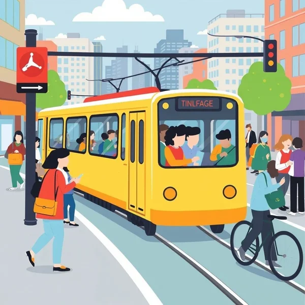 Gambar yang menggambarkan berbagai cara untuk Get around, seperti perjalanan atau mengatasi rintangan