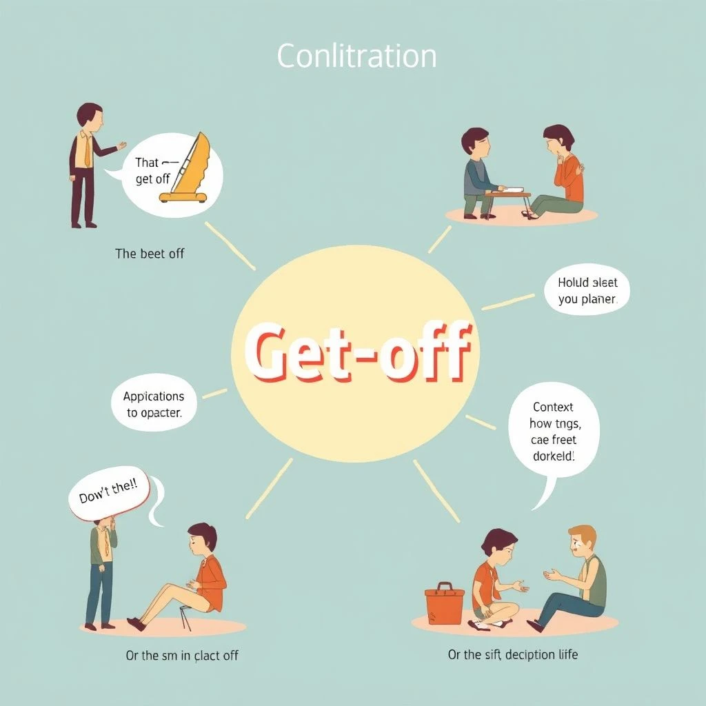 理解短语动词 Get off 的含义和用法