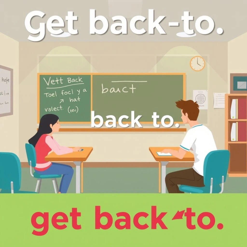 إتقان الفعل المركب Get back to في الإنجليزية لتحقيق الطلاقة