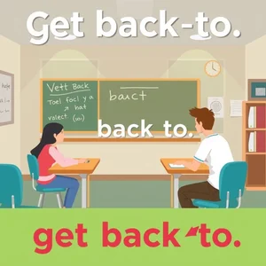 إتقان الفعل المركب Get back to في الإنجليزية لتحقيق الطلاقة