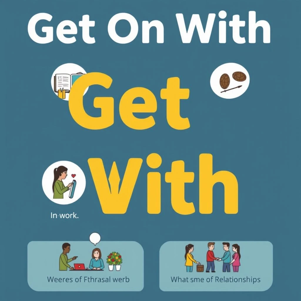 Get On With ความเข้าใจในสำนวนกริยาให้ถูกต้อง