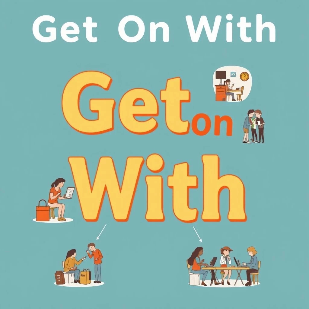 Get on withフレーズ動詞の理解と使い方を学ぶ